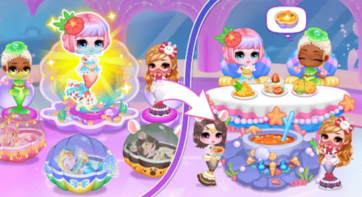 Sweet Dolls：Mermaid Princess android App screenshot 3